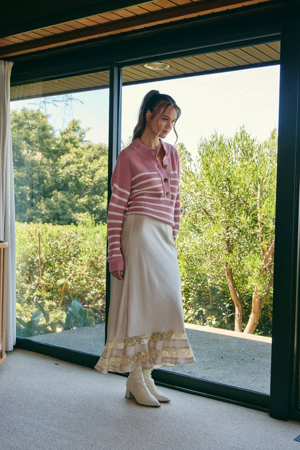 Weekend Henley Sweater