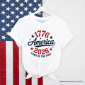 Patriotic America 1776-2026 Land of the Free T-Shirt