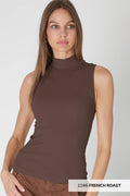 Wide Ribbed Sleeveless Top