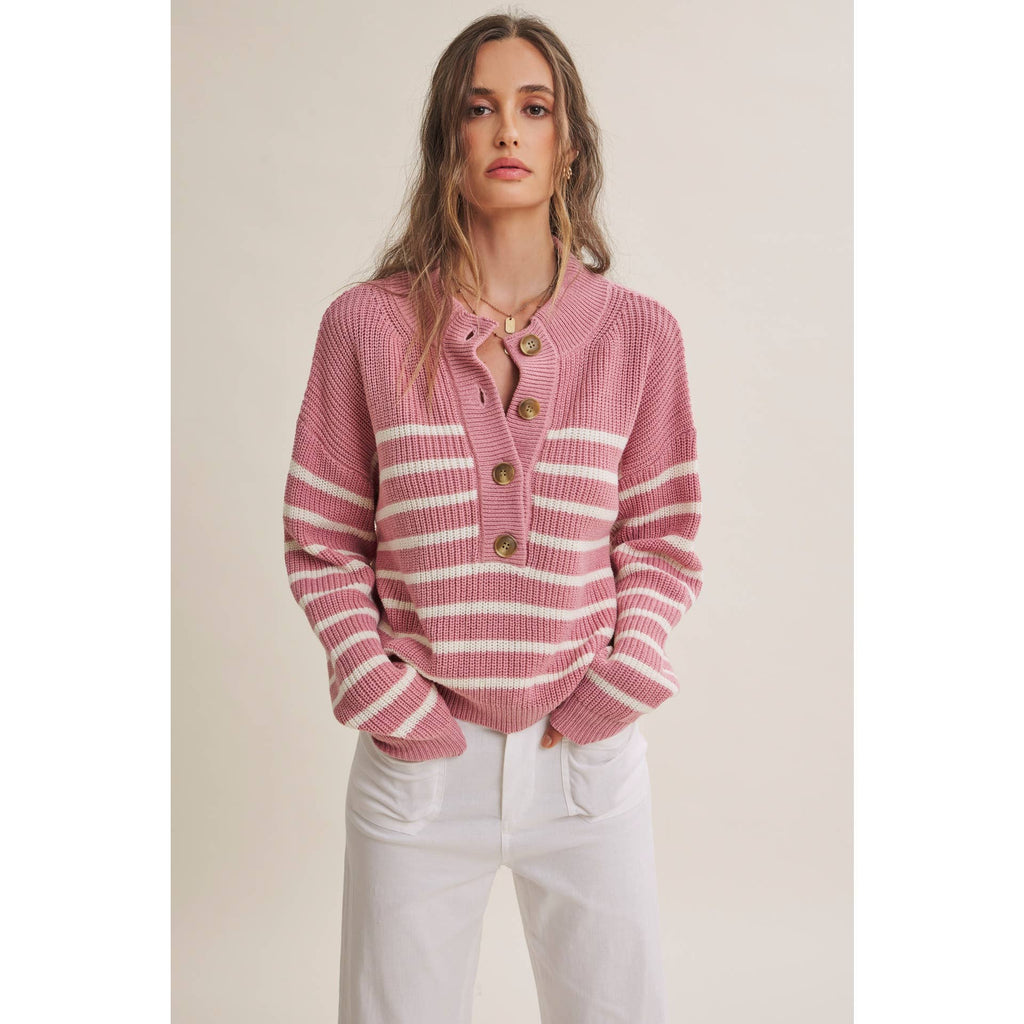 Weekend Henley Sweater
