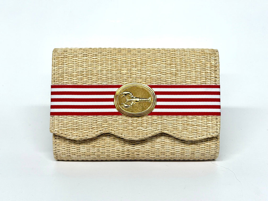 Ruby Straw Scalloped