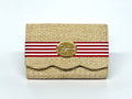 Ruby Straw Scalloped