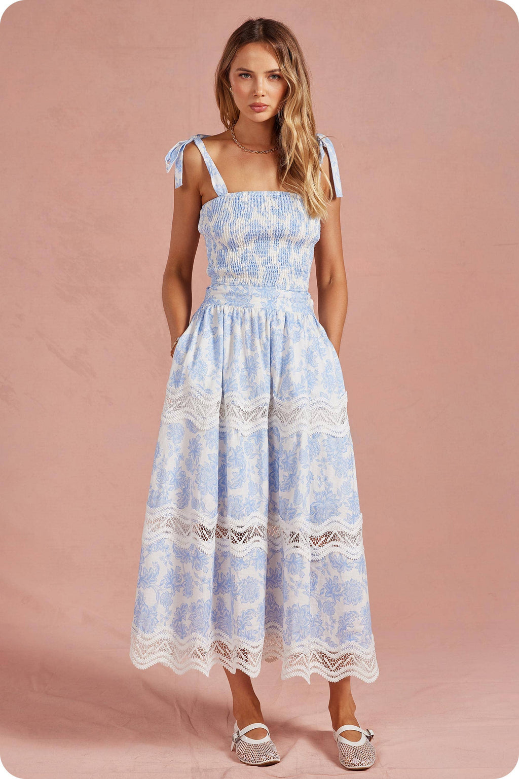 Botanical Garden Midi Skirt Set