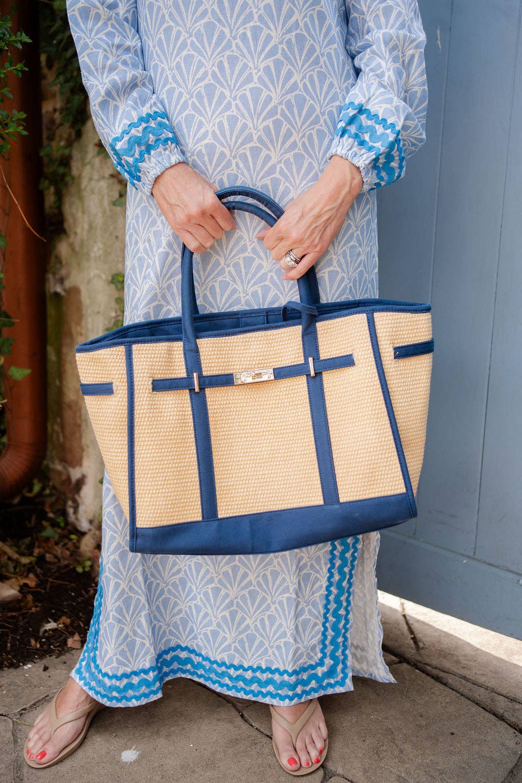 Spencer- Raffia Tote Bag- WS
