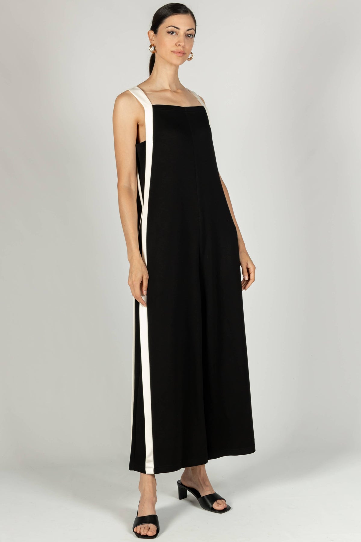 Contrast Stripe Jumpsuit