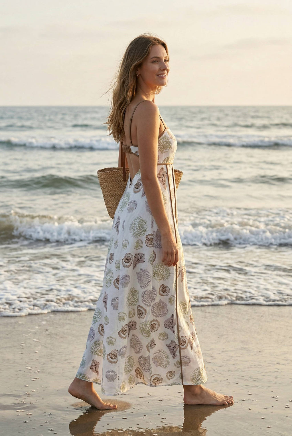 Kelsey seashell maxi dress