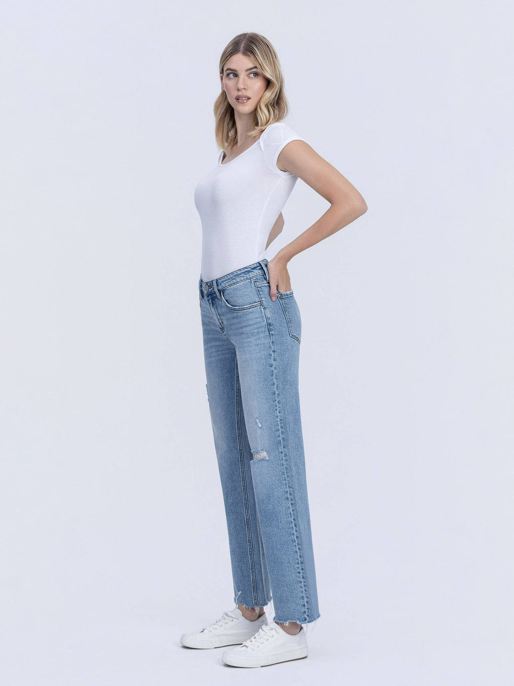 Aileeah LOW RISE DISTRESSED