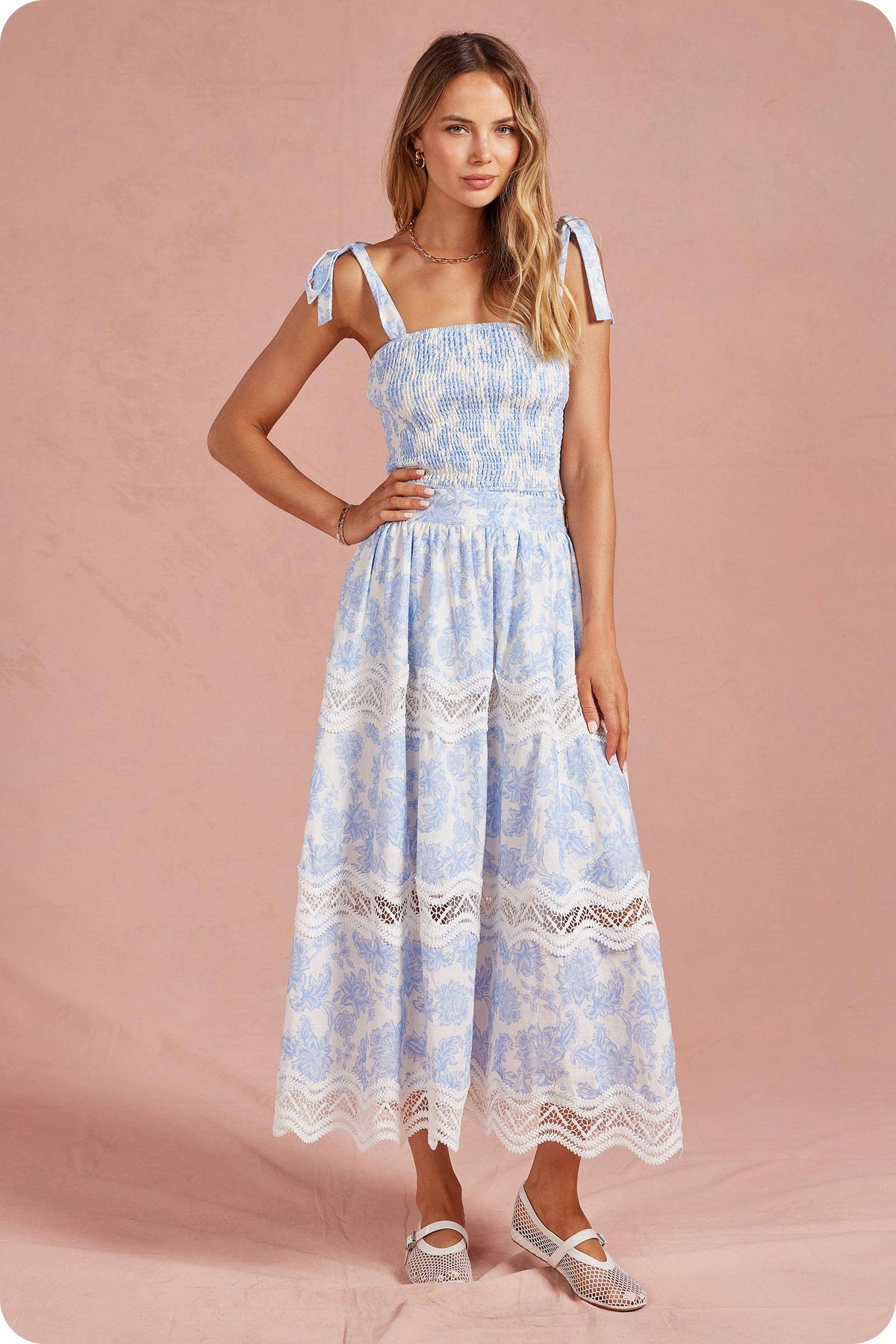 Botanical Garden Midi Skirt Set