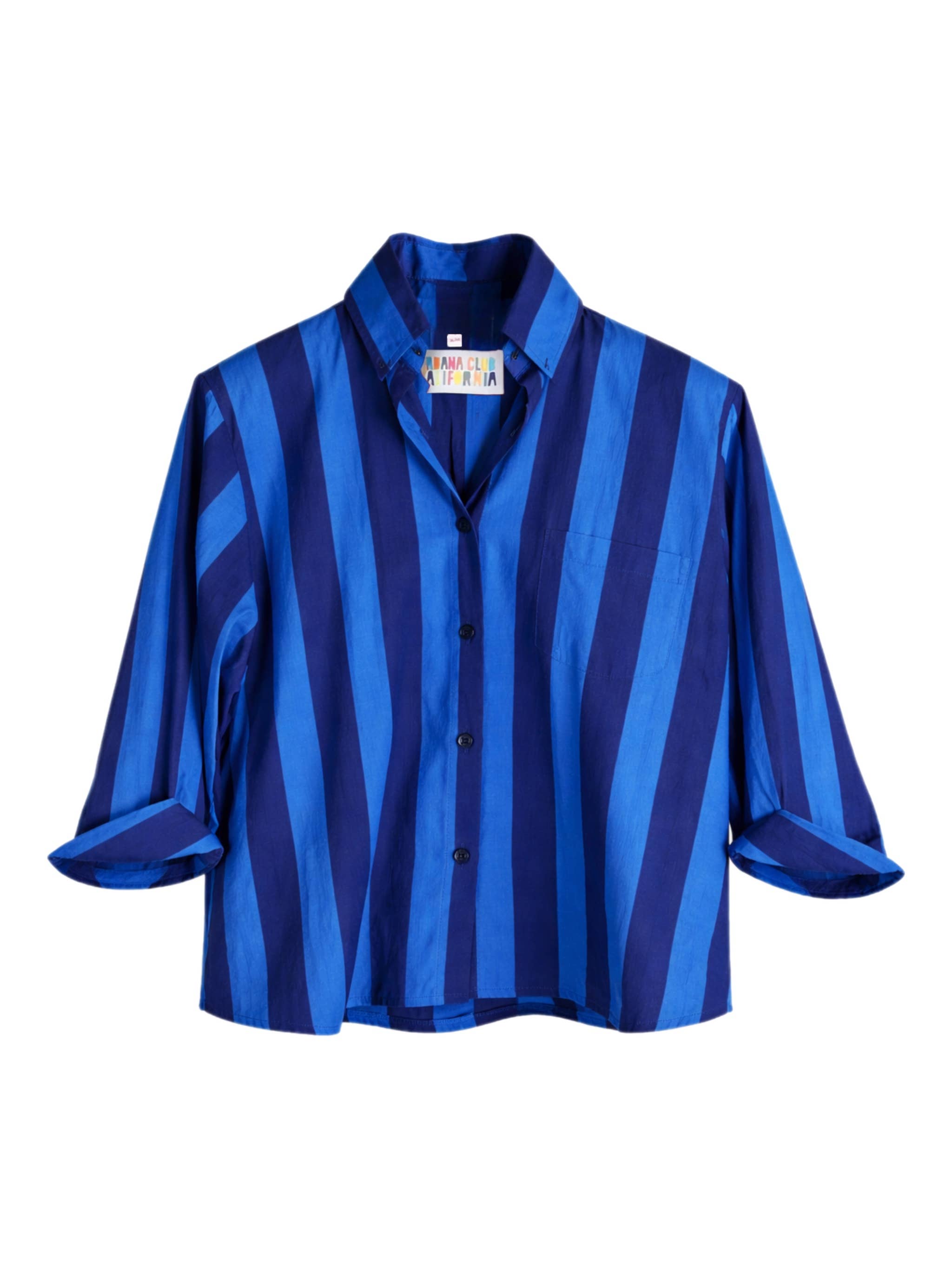 Beach Stripe Crop Shirt