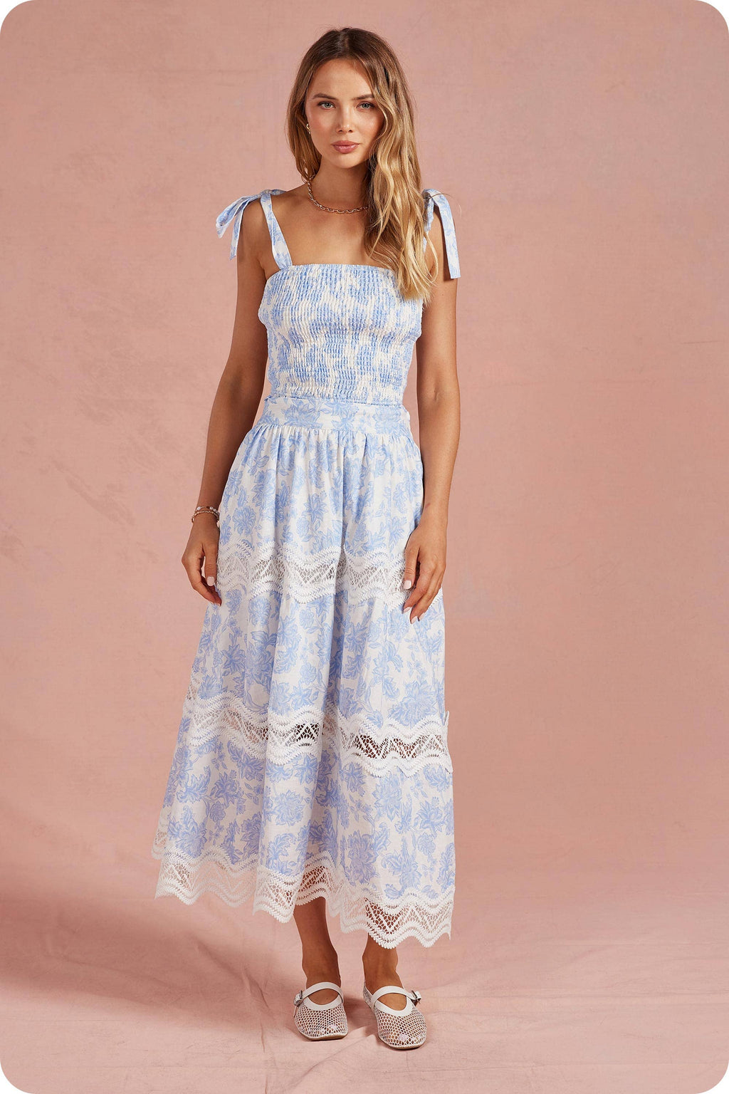 Botanical Garden Midi Skirt Set
