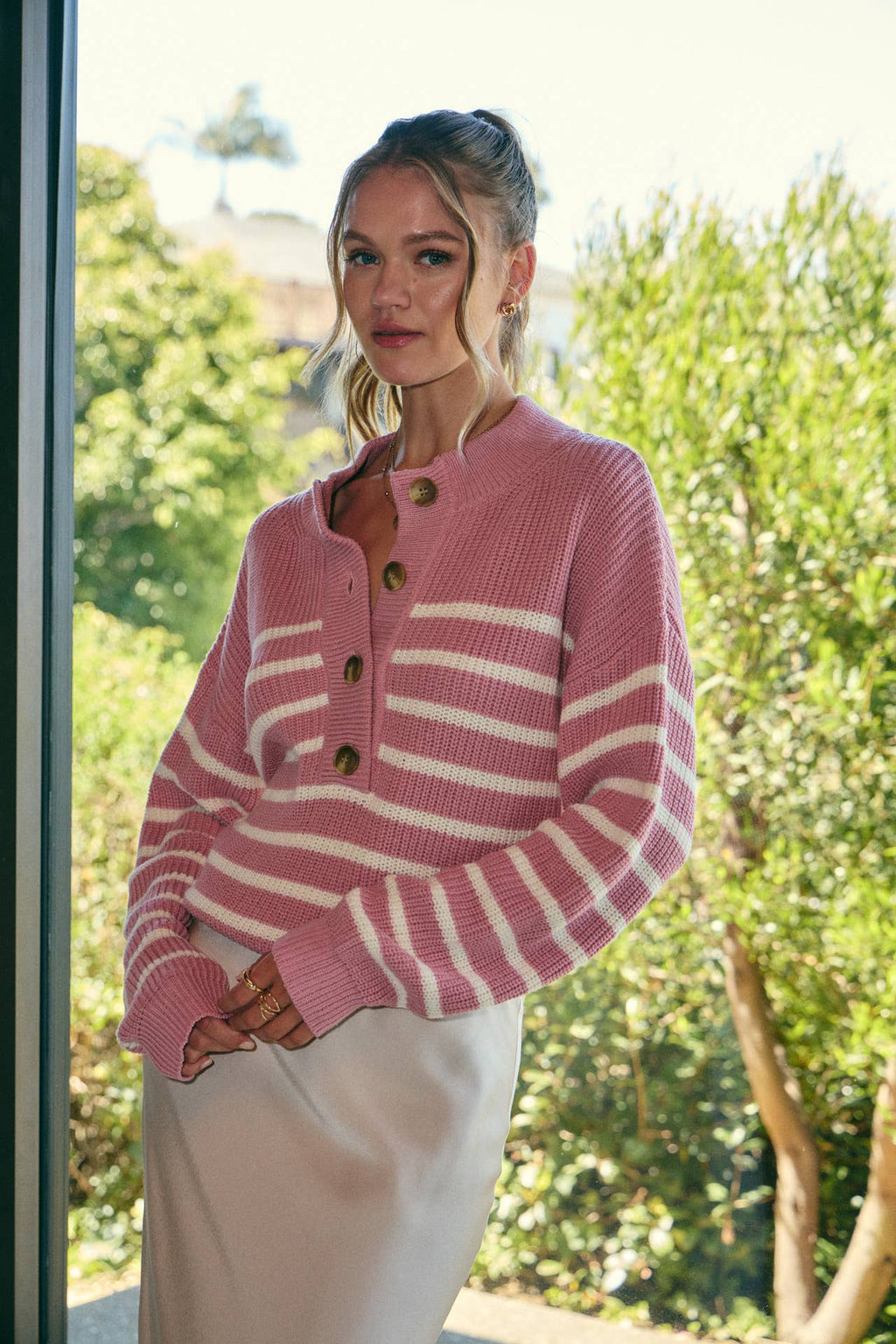 Weekend Henley Sweater