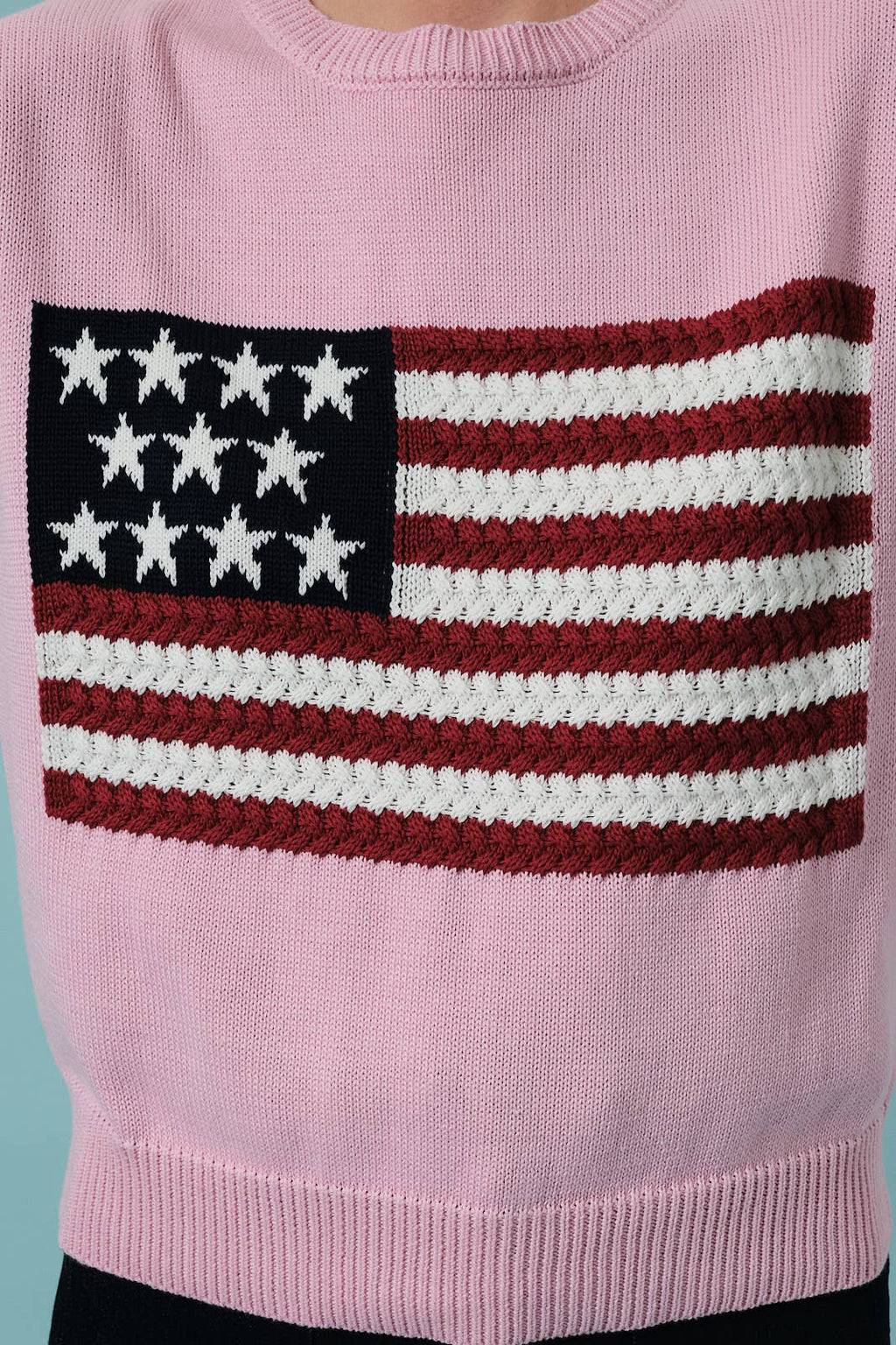 Pink Americana Sweater