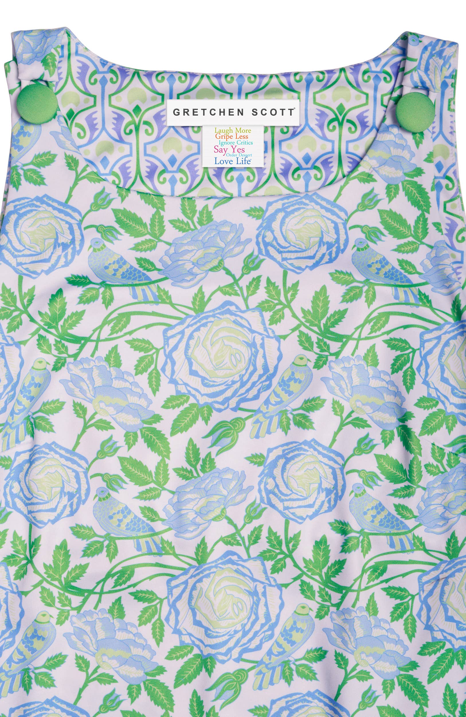Tie Dress - Smell The Roses Kelly/Peri
