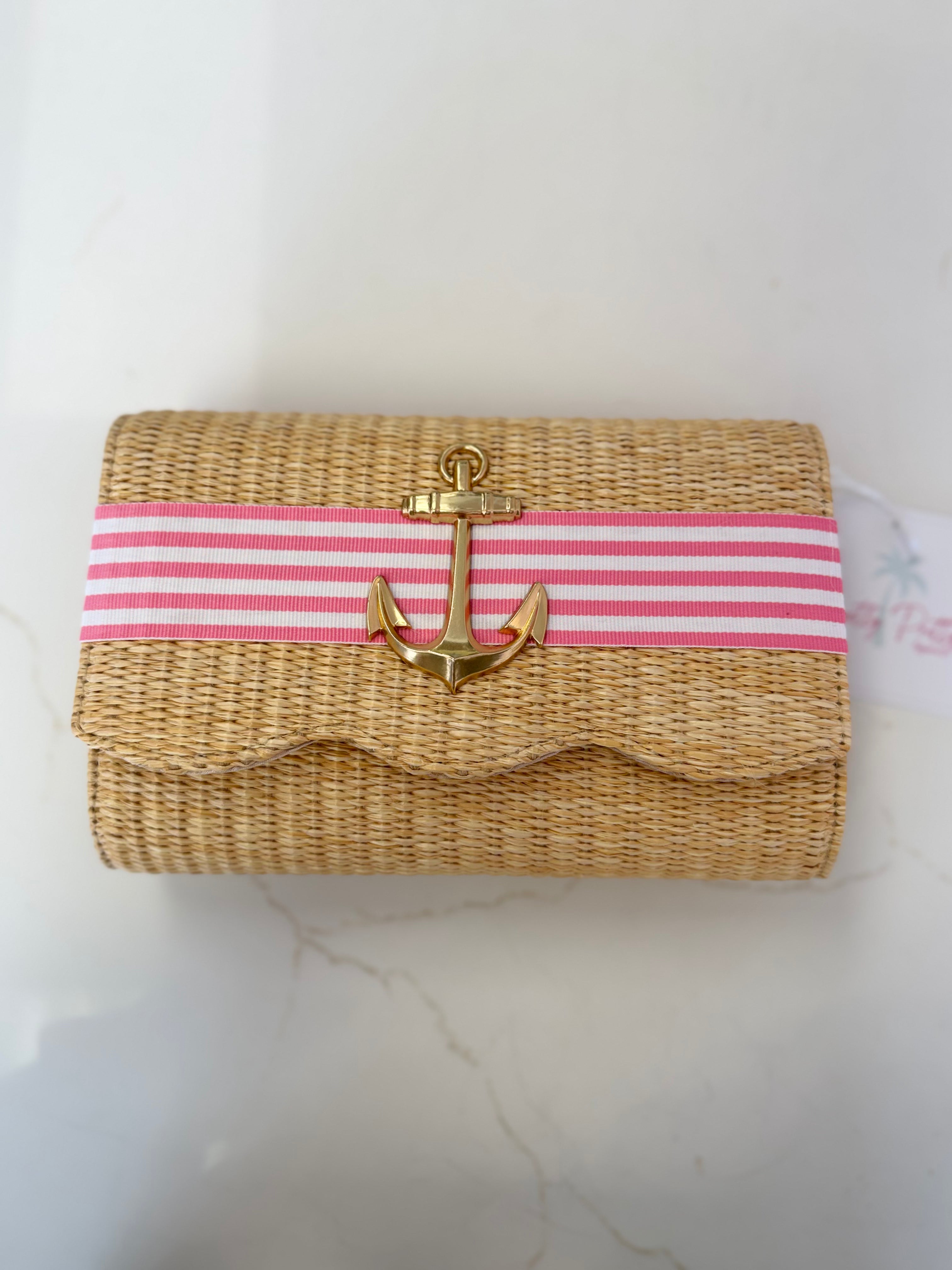 Ruby Straw Scalloped