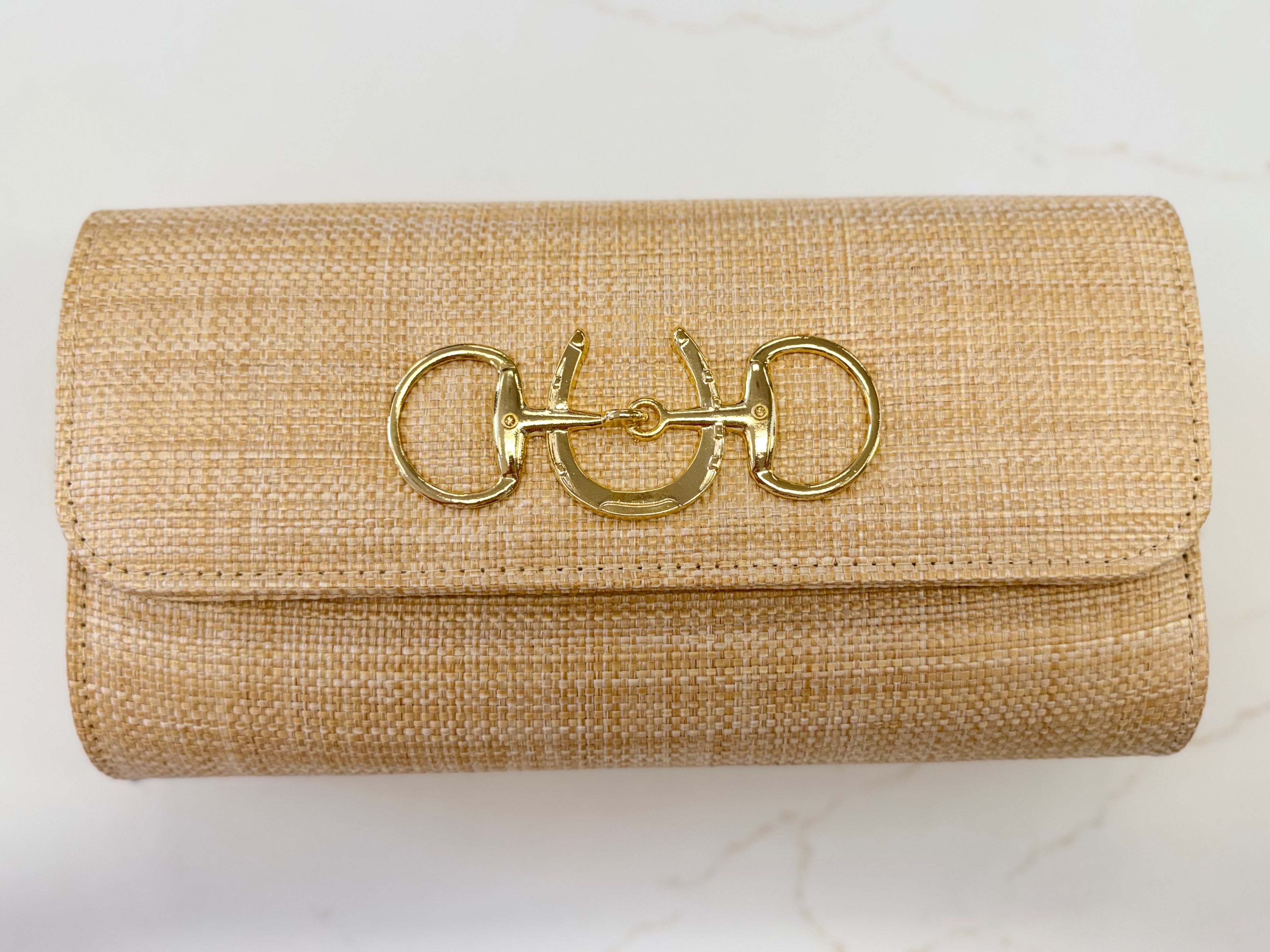 Avery Clutch Straw - Charm