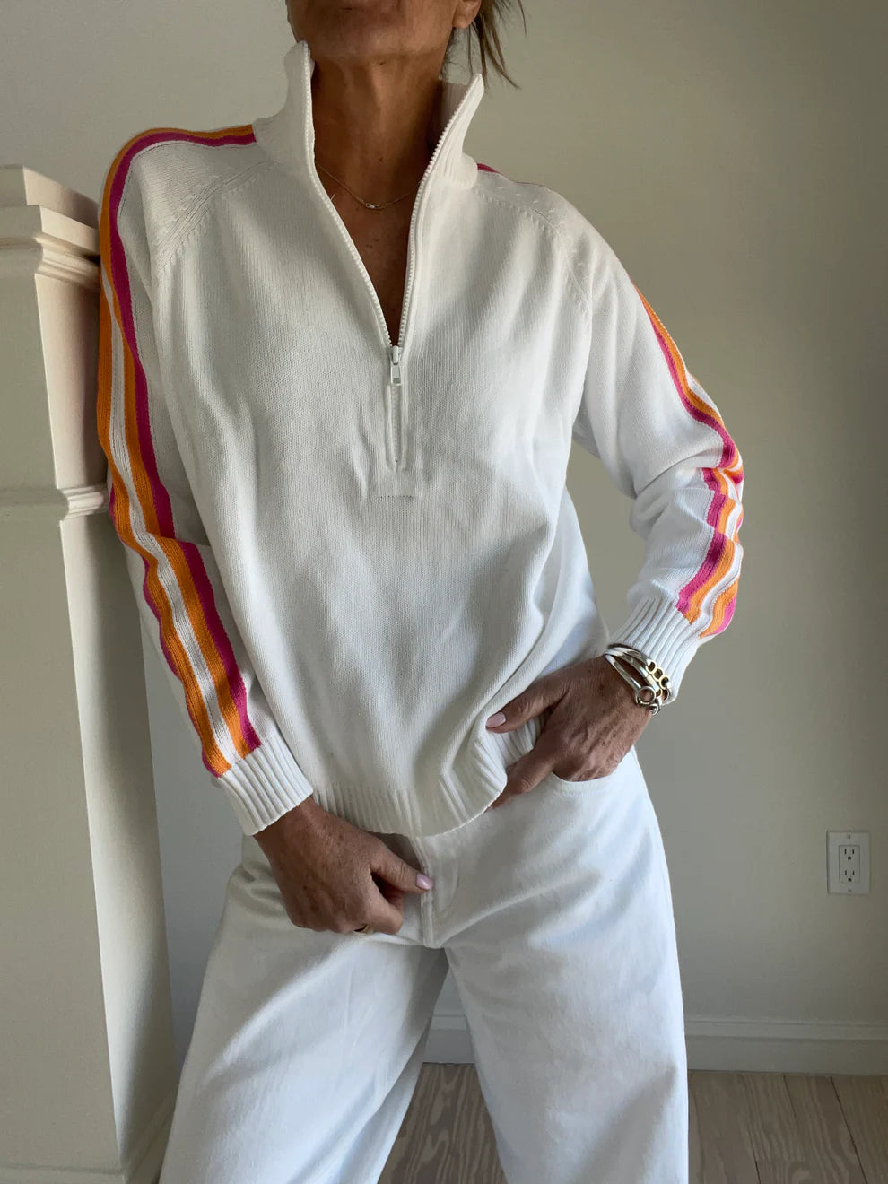 Beach Day Qrtr. Zip Sweater