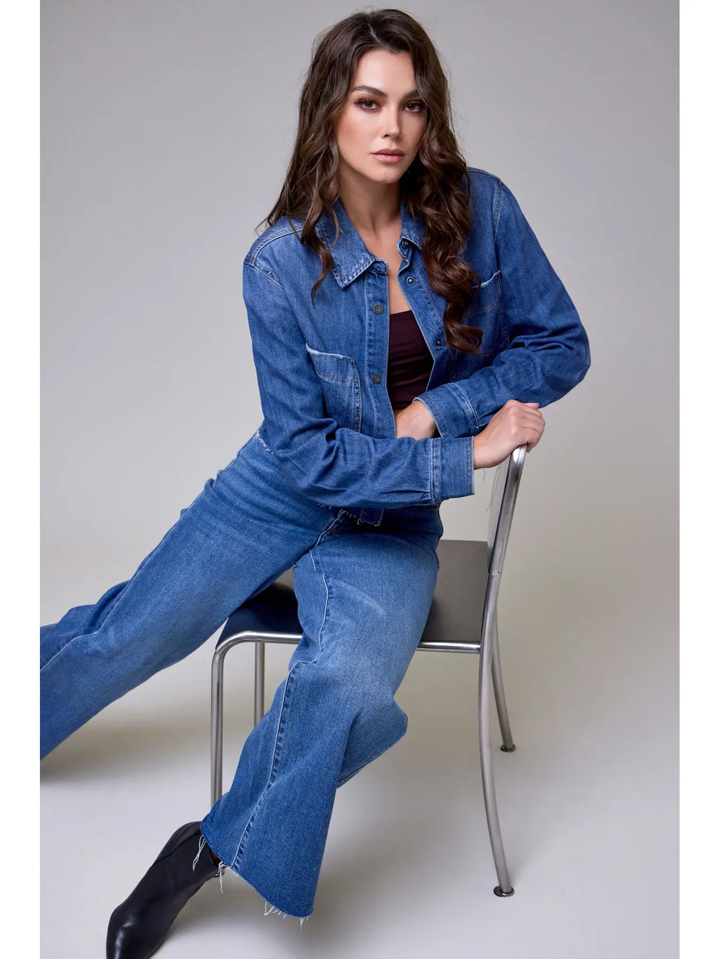Cropped Denim Jacket