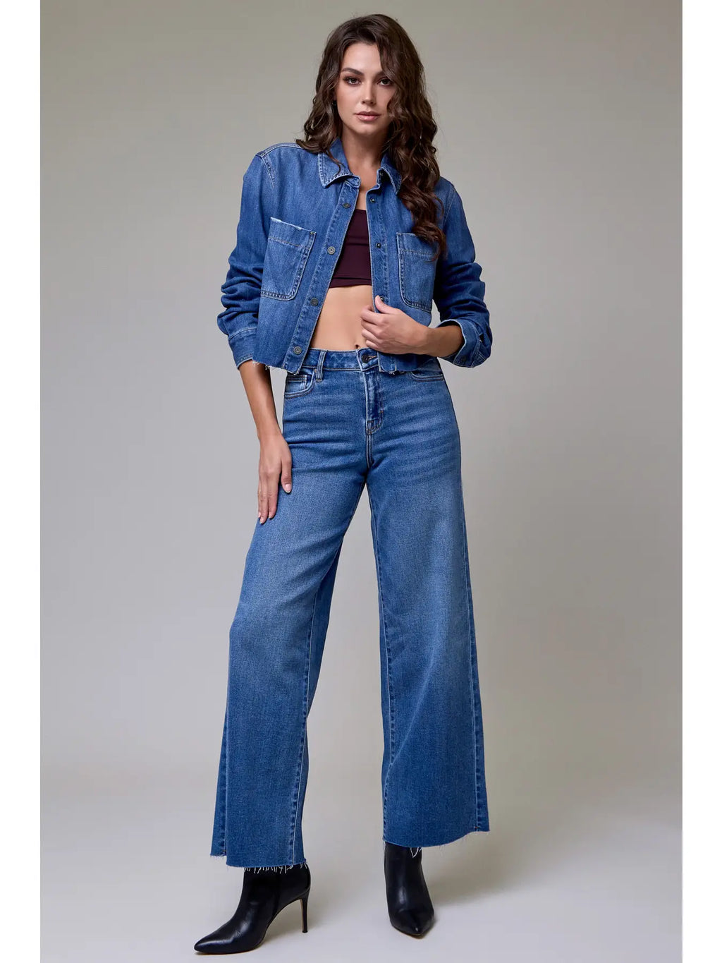 Cropped Denim Jacket