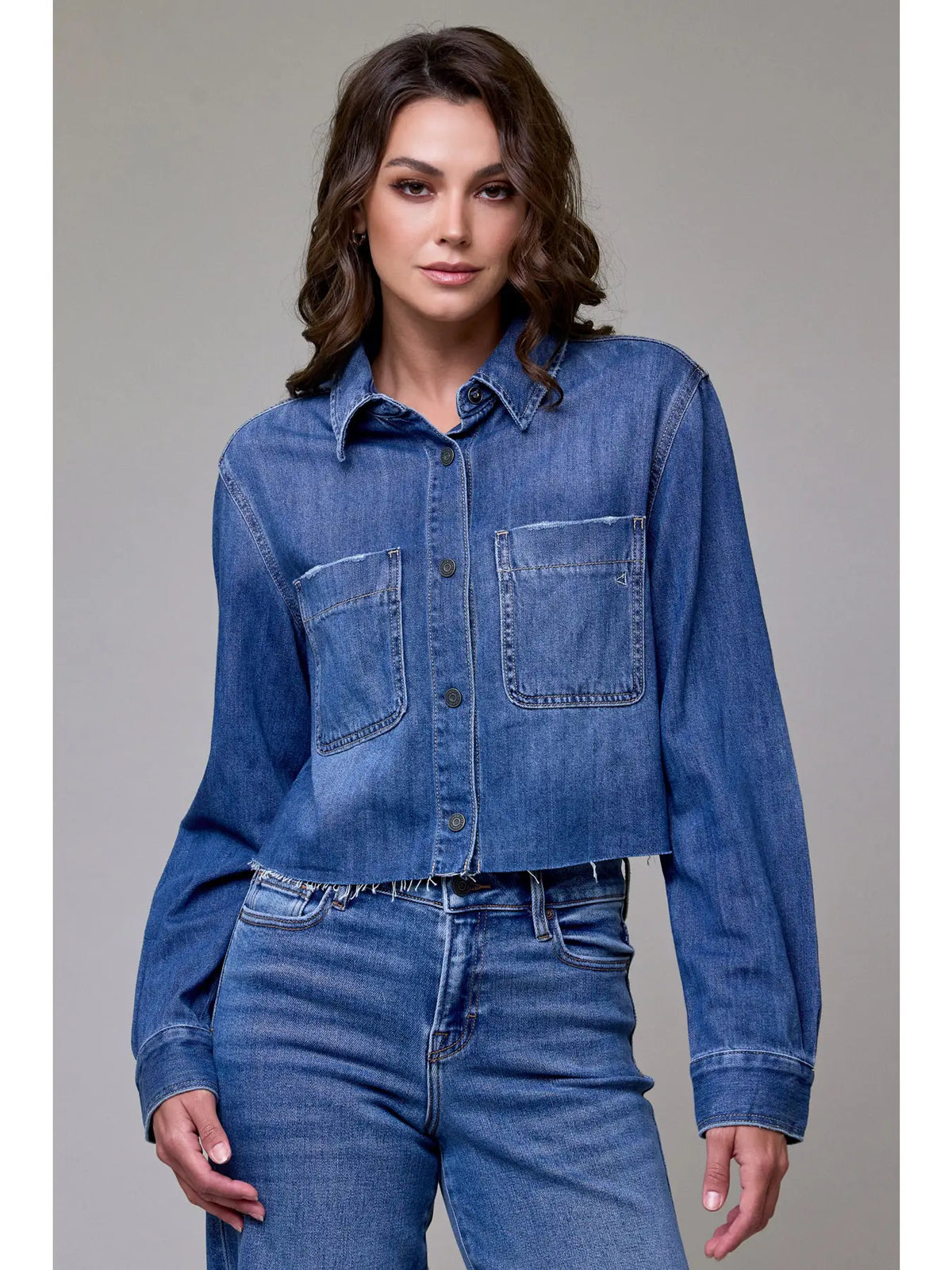 Cropped Denim Jacket
