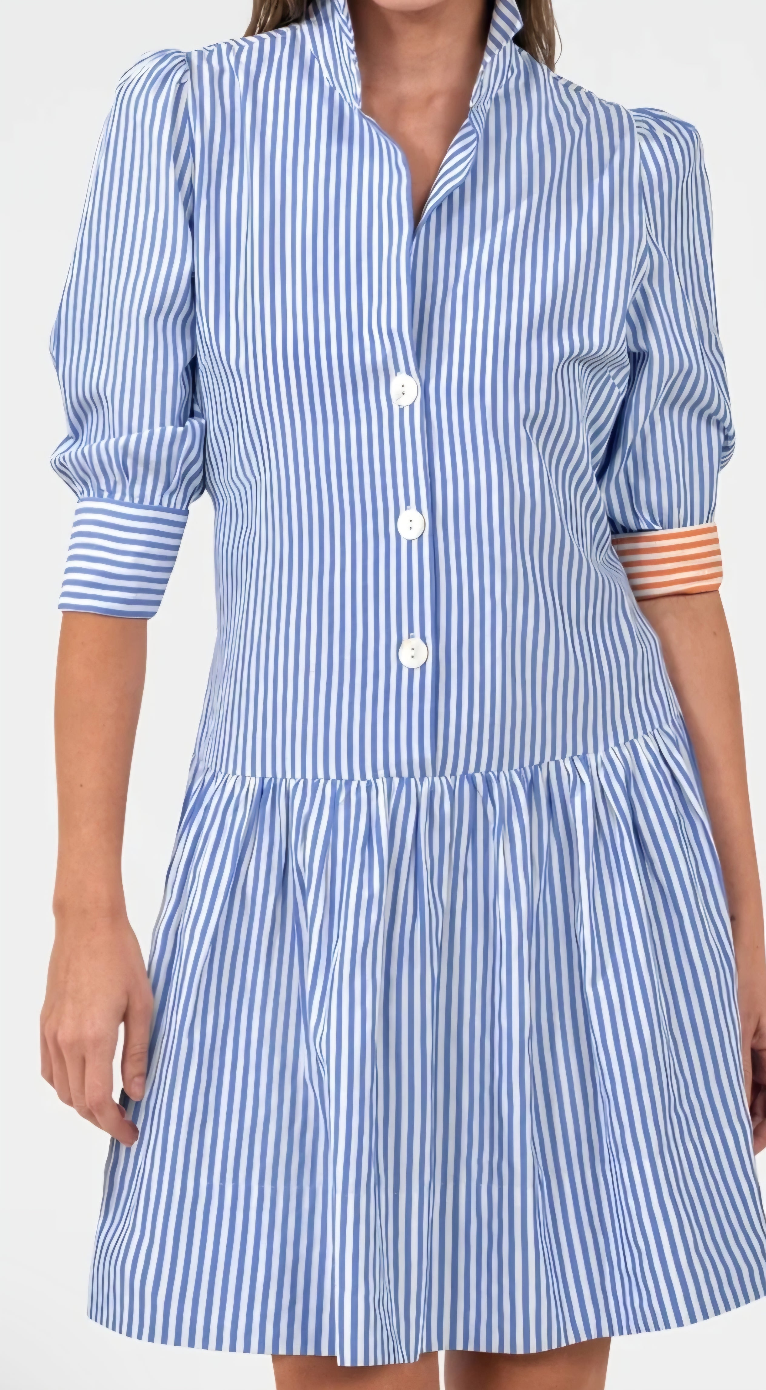 So Sweet Stripe Cotton Dress