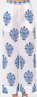 Crinkle Dimple Floral Bottoms