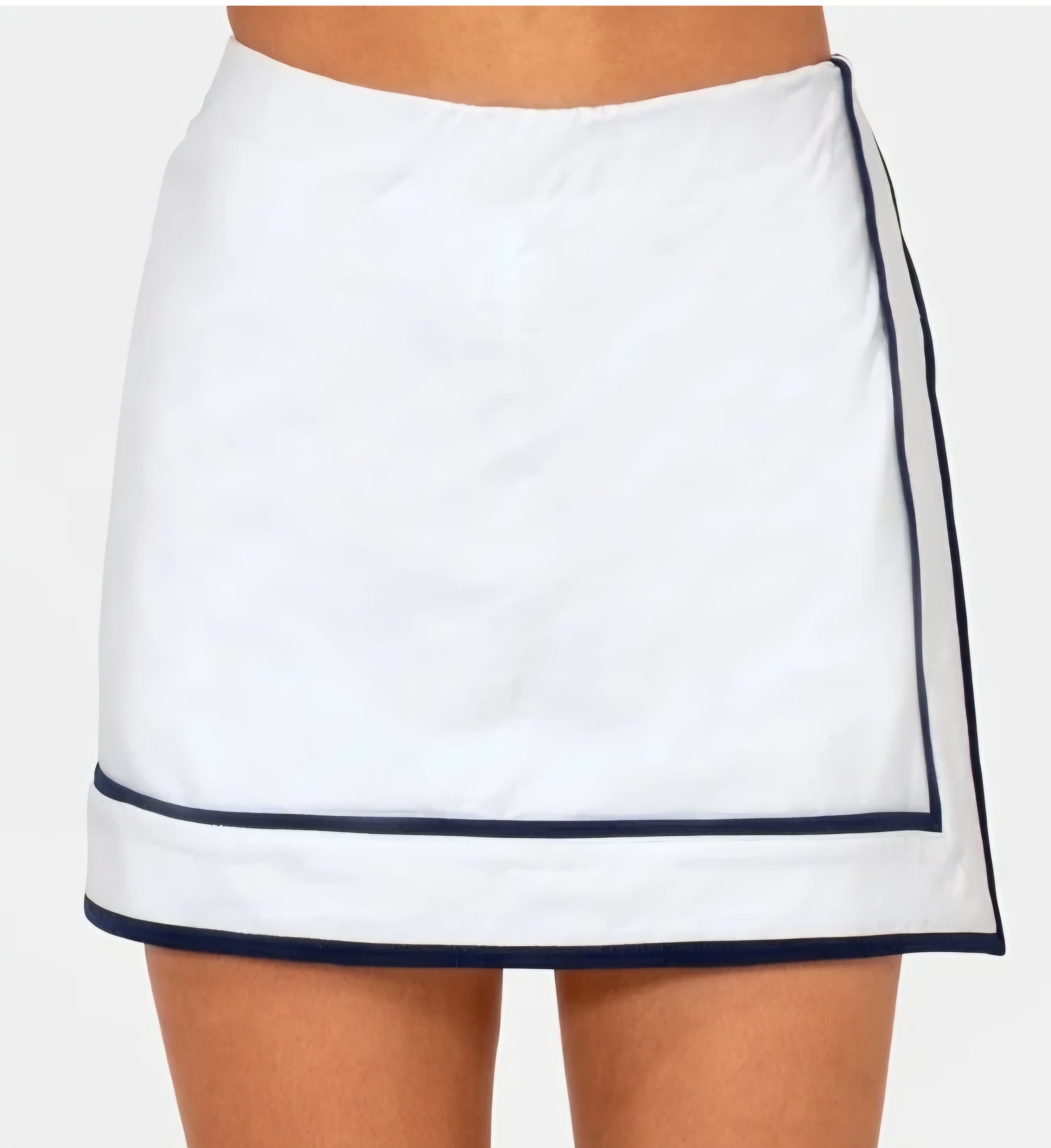 Peek a boo Skort White/Navy