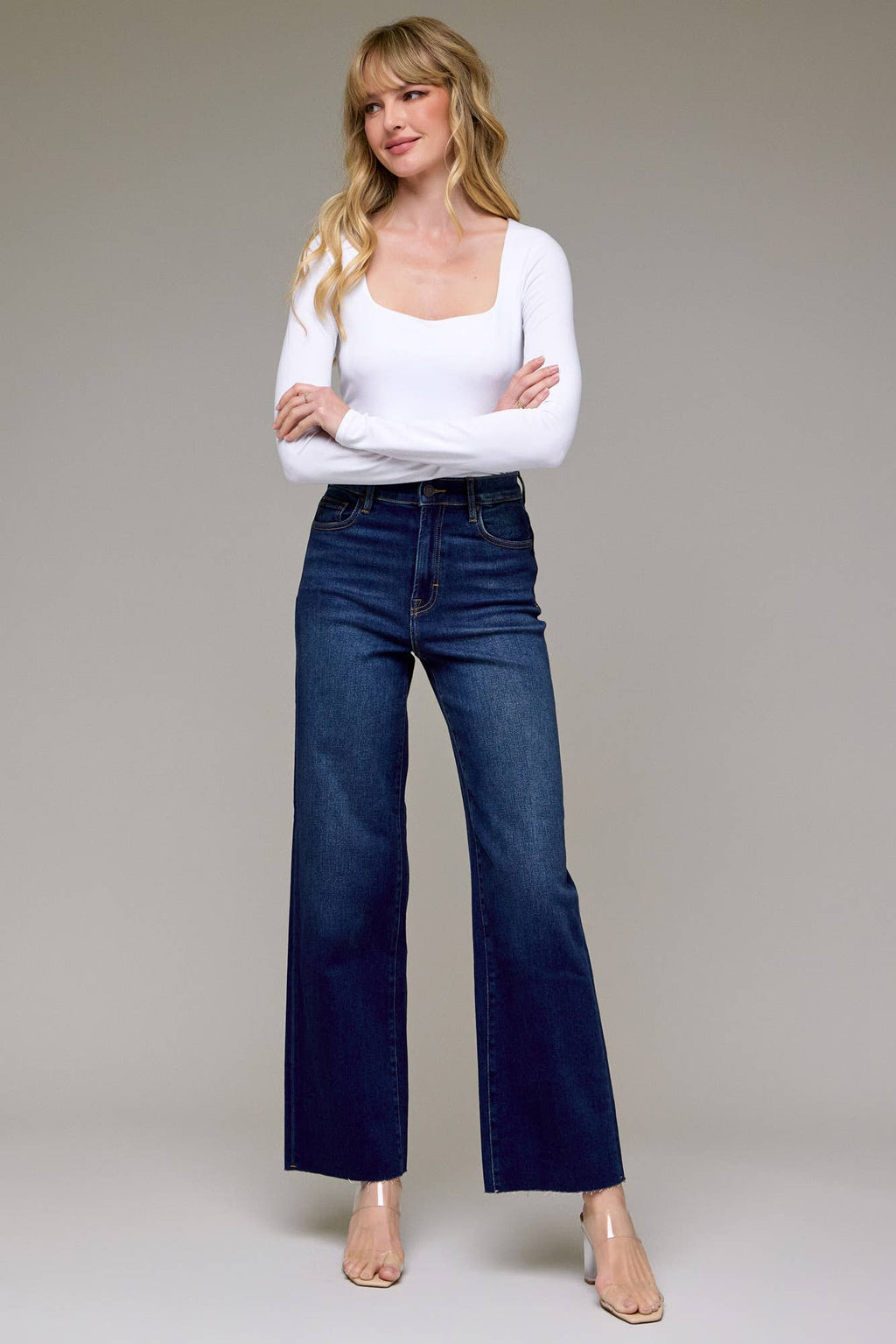 Clean Stretch Dad Jean