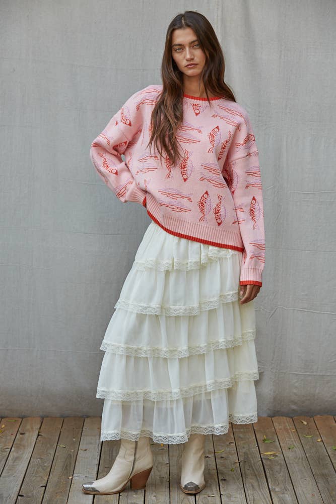 Marley Fish Knit Sweater