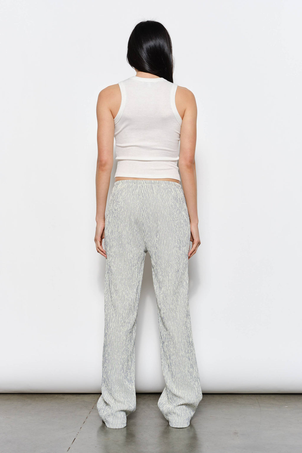 DIZZY OLIVE BEAD EMBROIDERY TANK