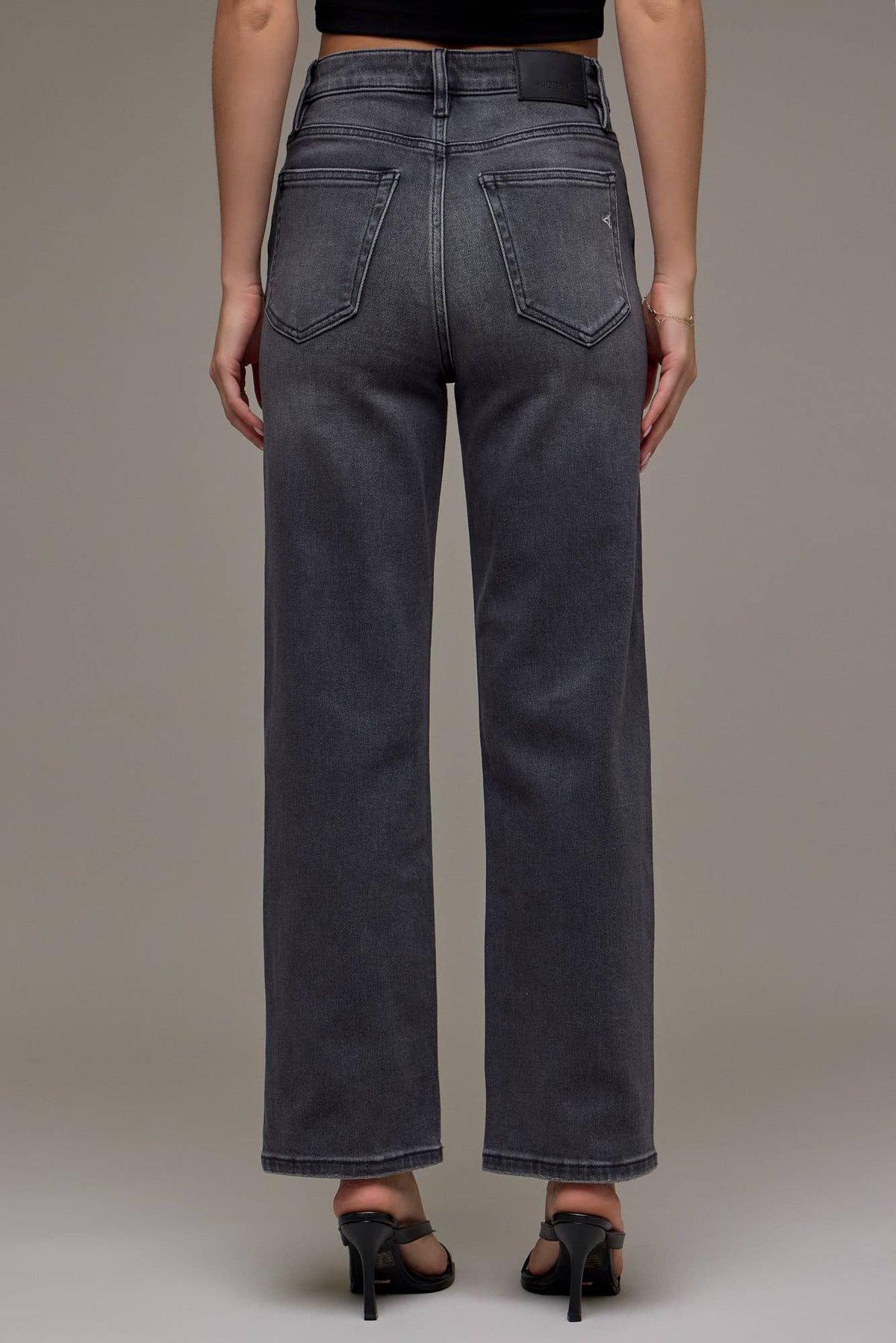 Charcoal Wash Clean Wide Straight