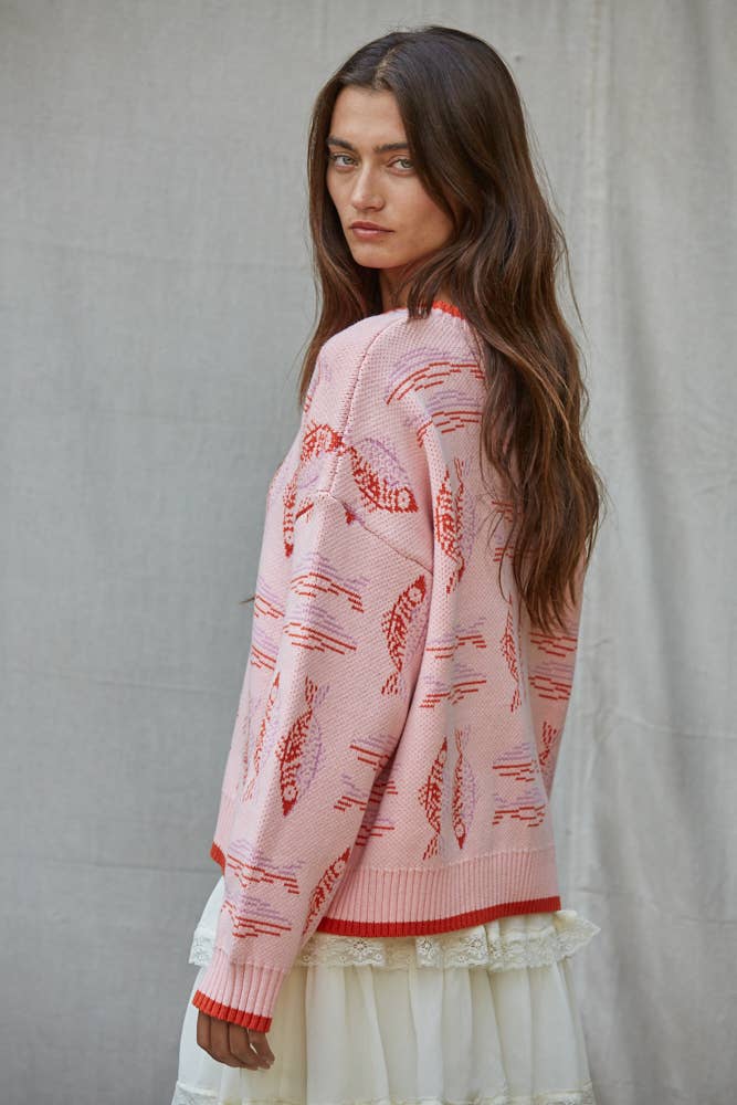 Marley Fish Knit Sweater