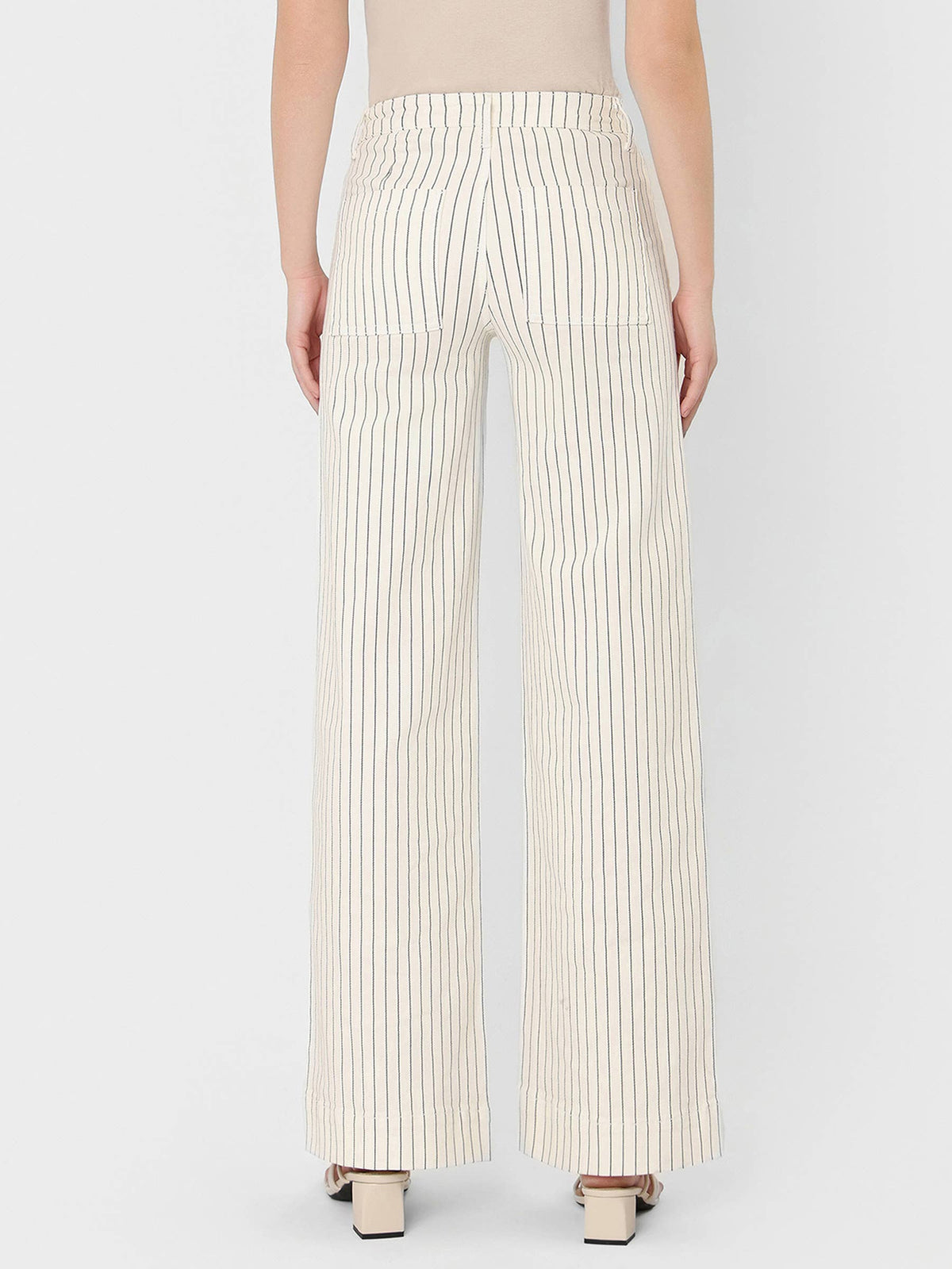 Full Length Stripe Wide Leg