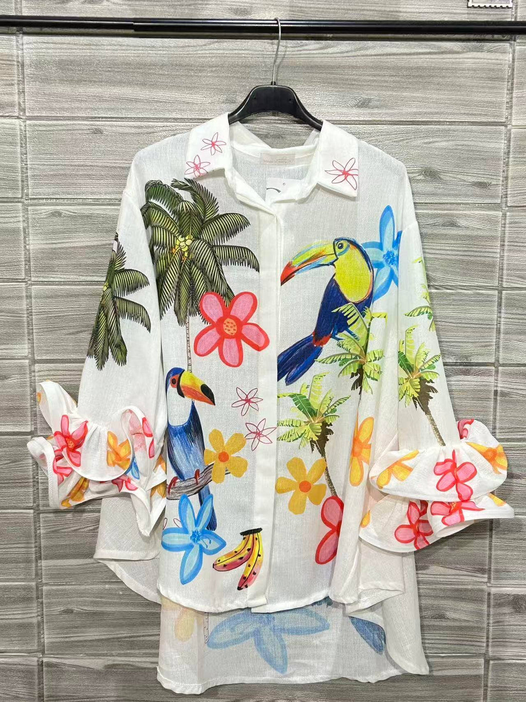 Parrot Printed Shirt