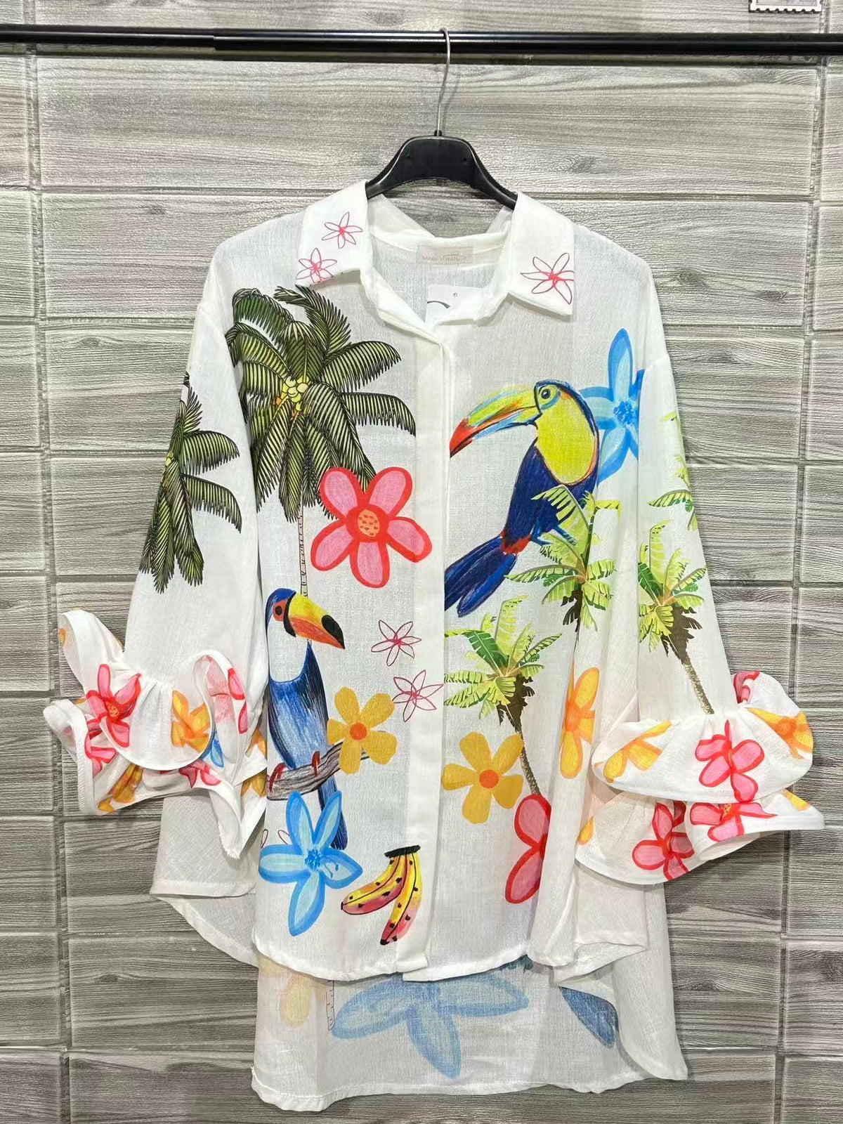 Parrot Printed Shirt