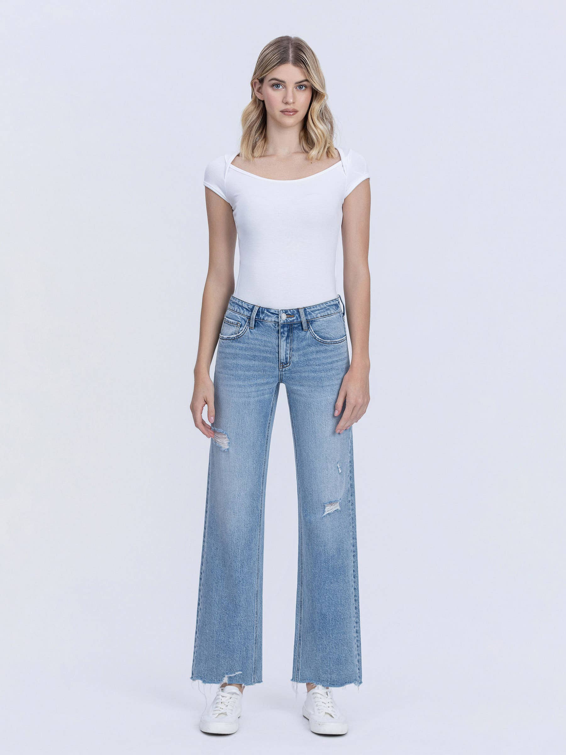 Aileeah LOW RISE DISTRESSED