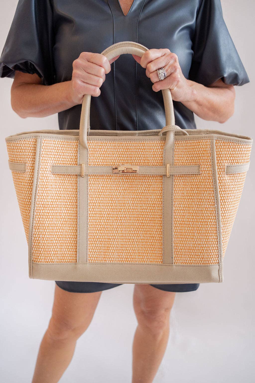 Raffia Tote Bag