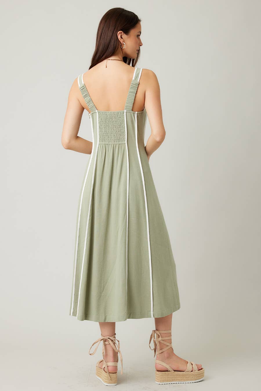 Linen Midi Dress