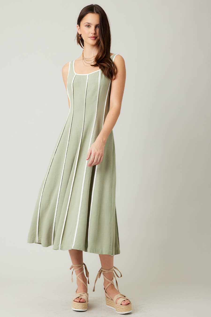 Linen Midi Dress