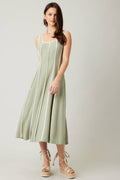 Linen Midi Dress
