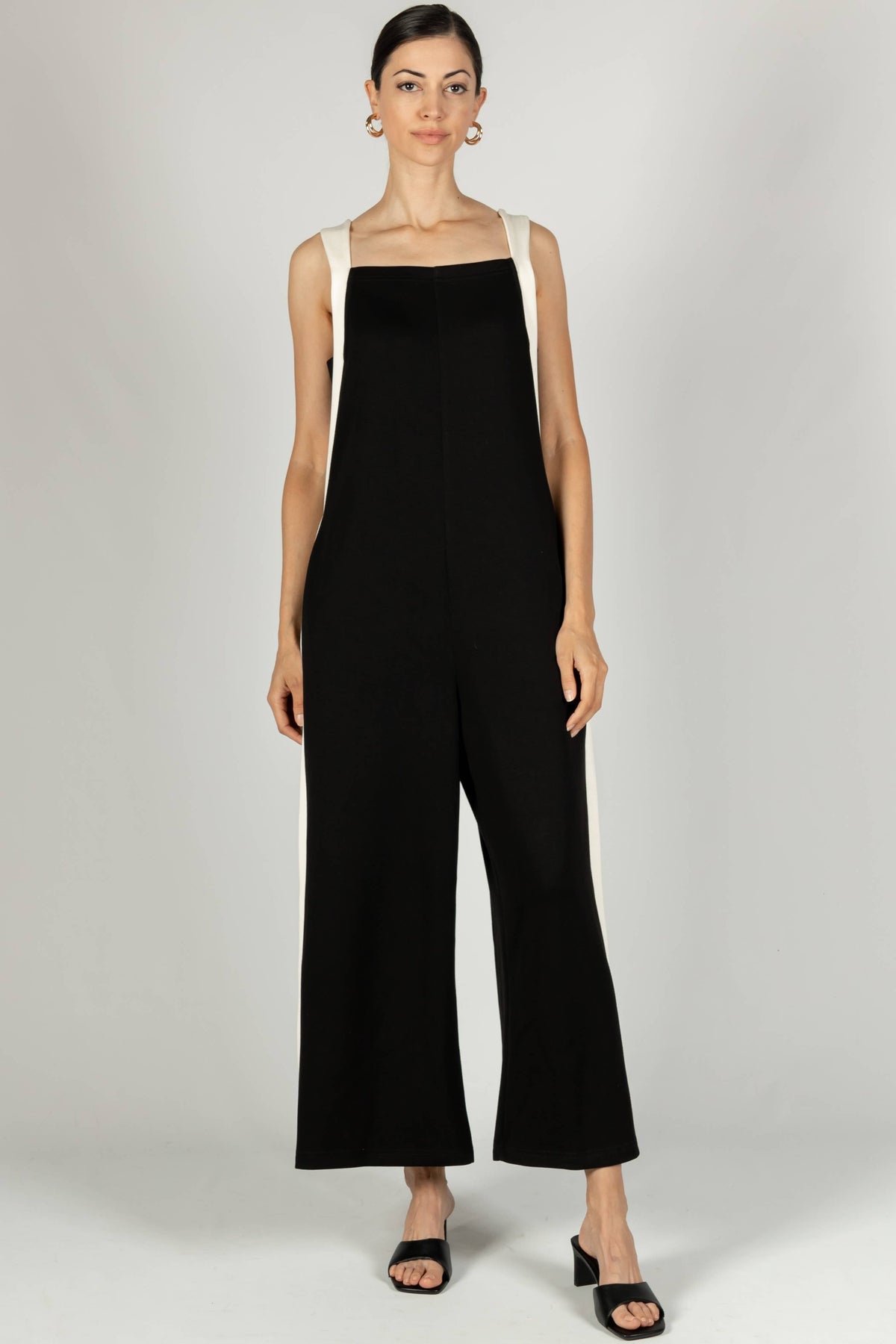 Contrast Stripe Jumpsuit