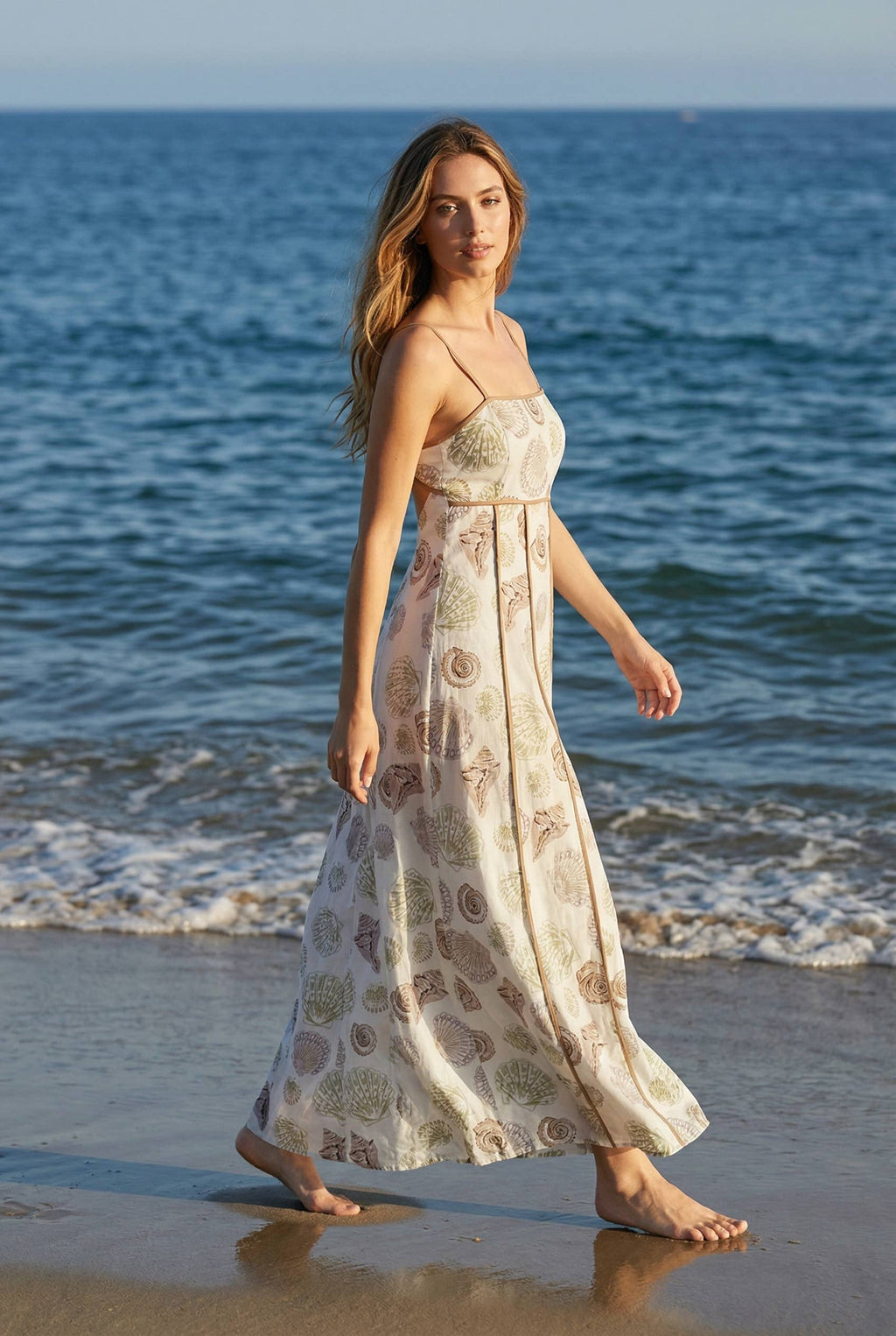 Kelsey seashell maxi dress