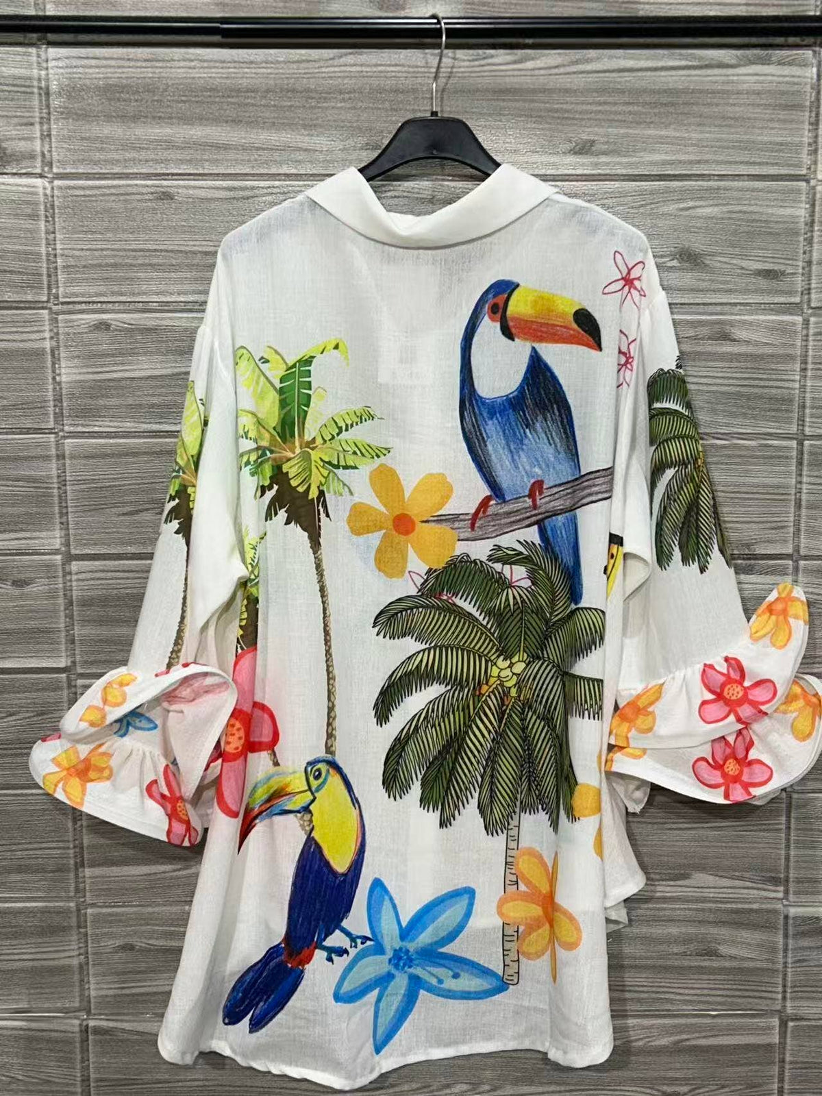 Parrot Printed Shirt