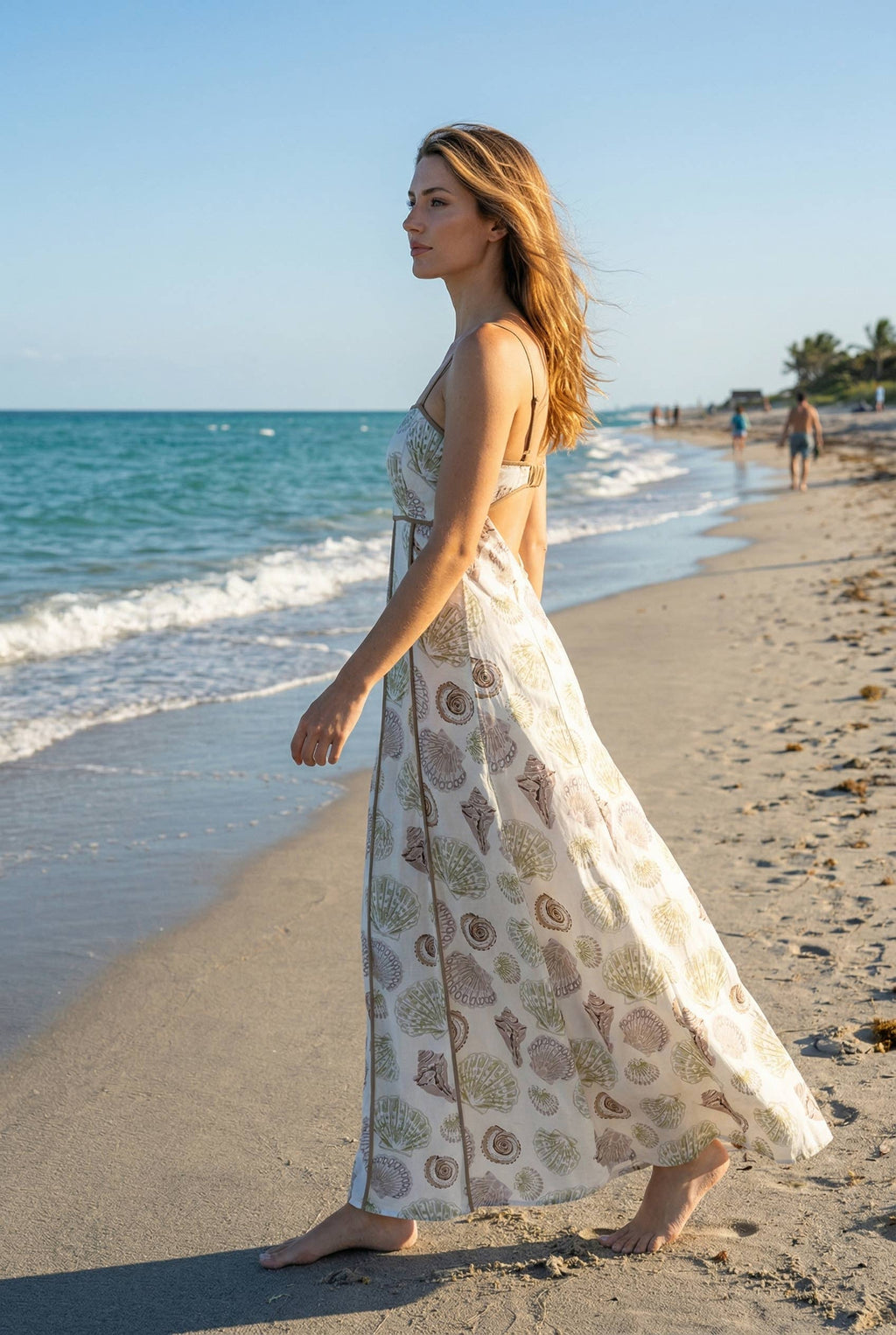 Kelsey seashell maxi dress