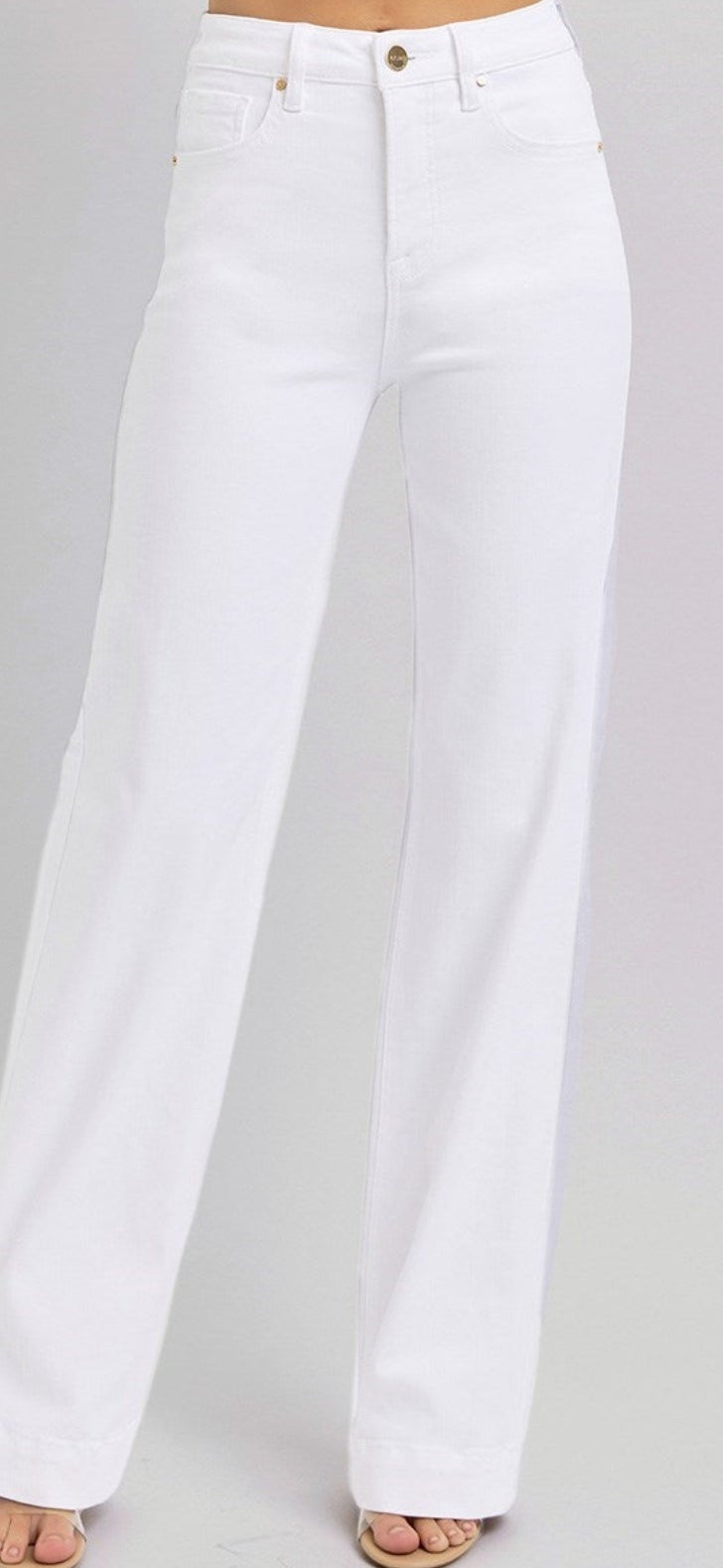 High Rise White Straight
