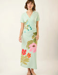 Junetta Midi Dress Seawall Blooms