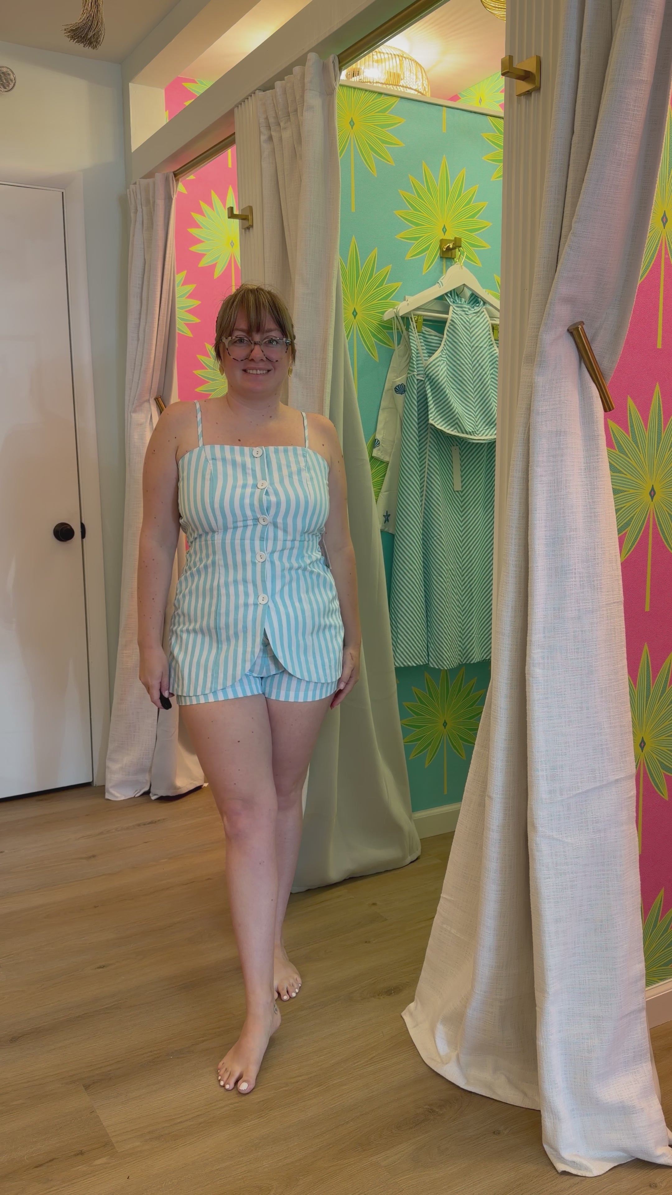 Striped Romper