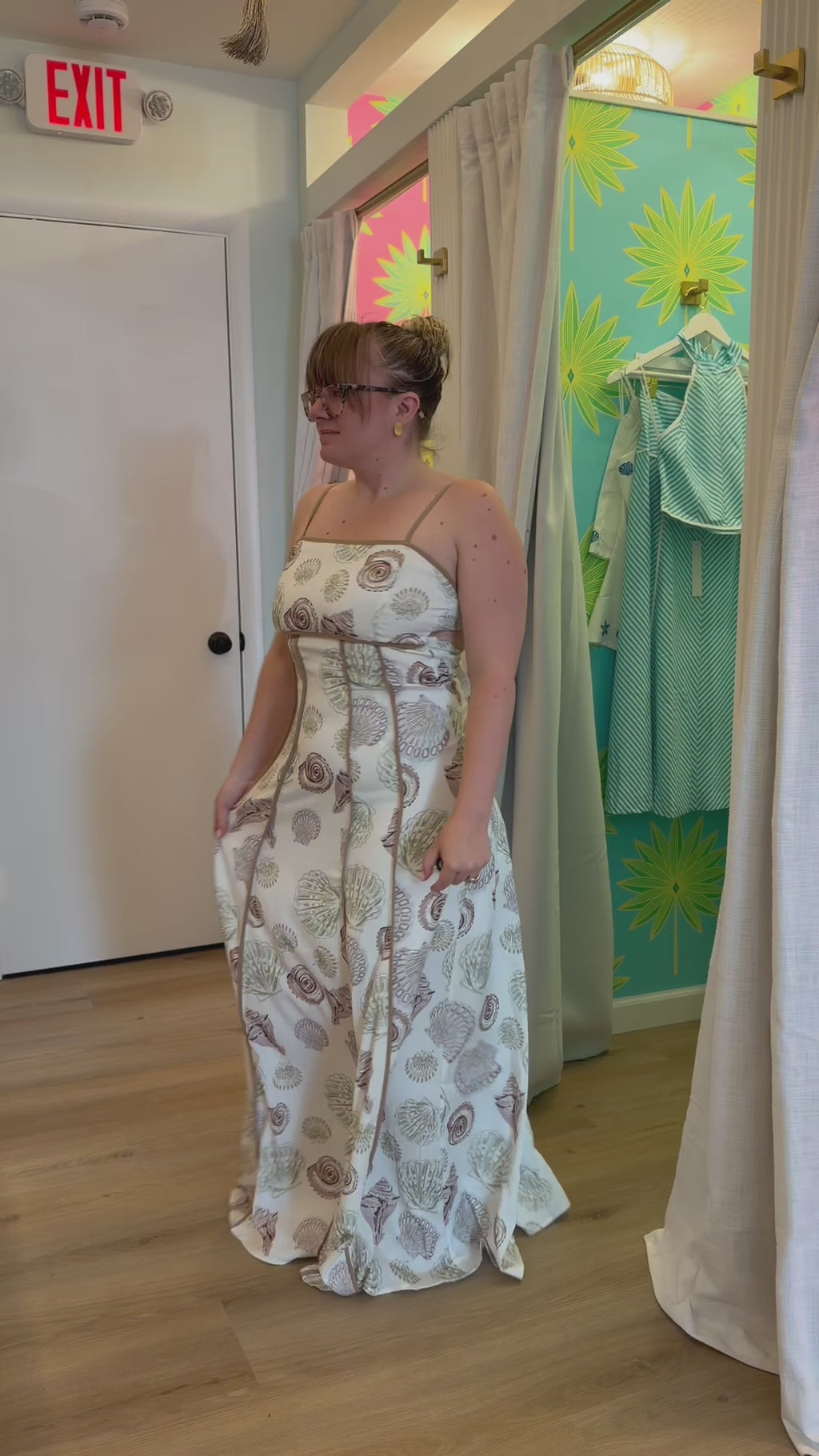 Kelsey seashell maxi dress