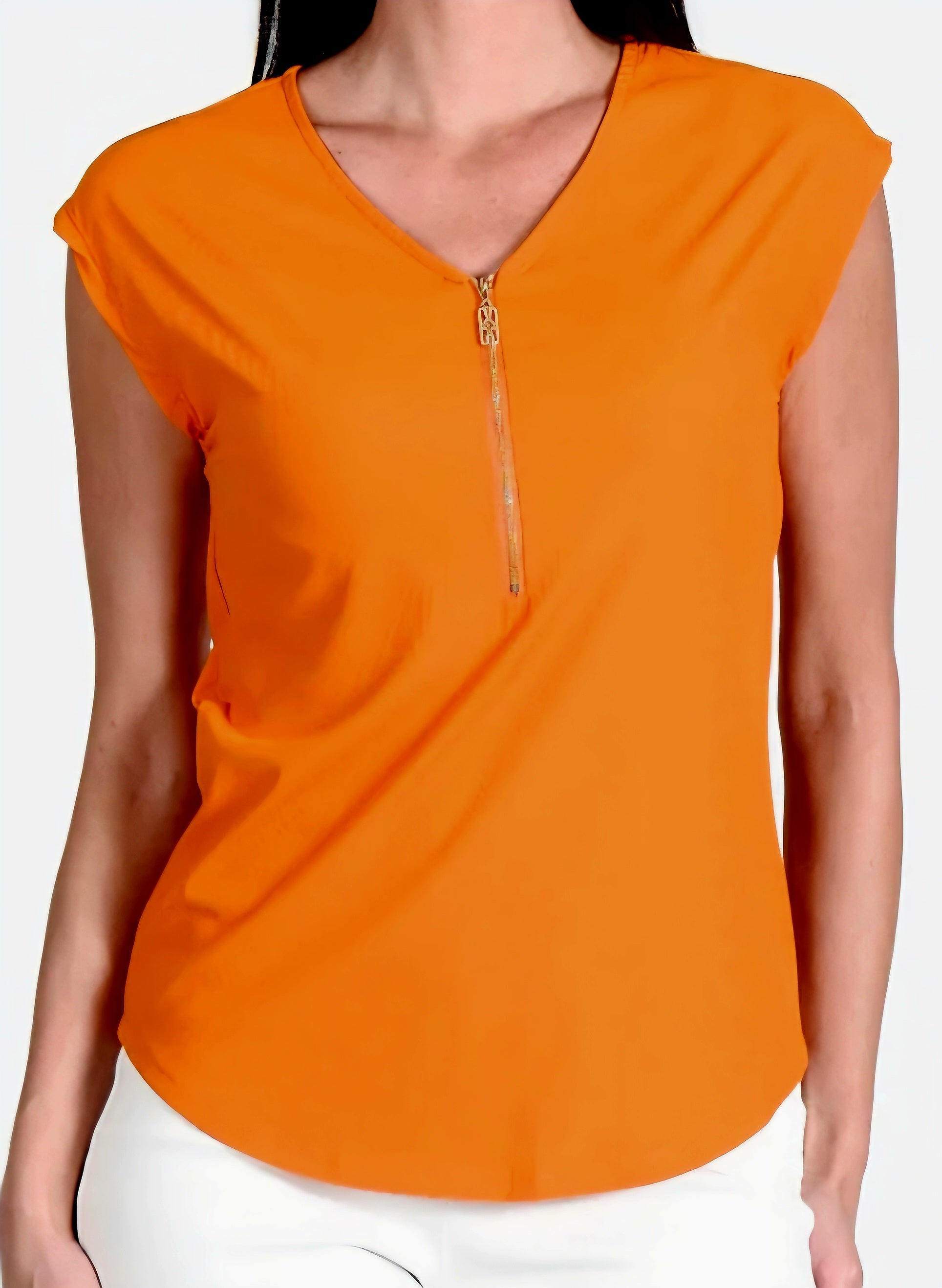 Reena Top with Zipper