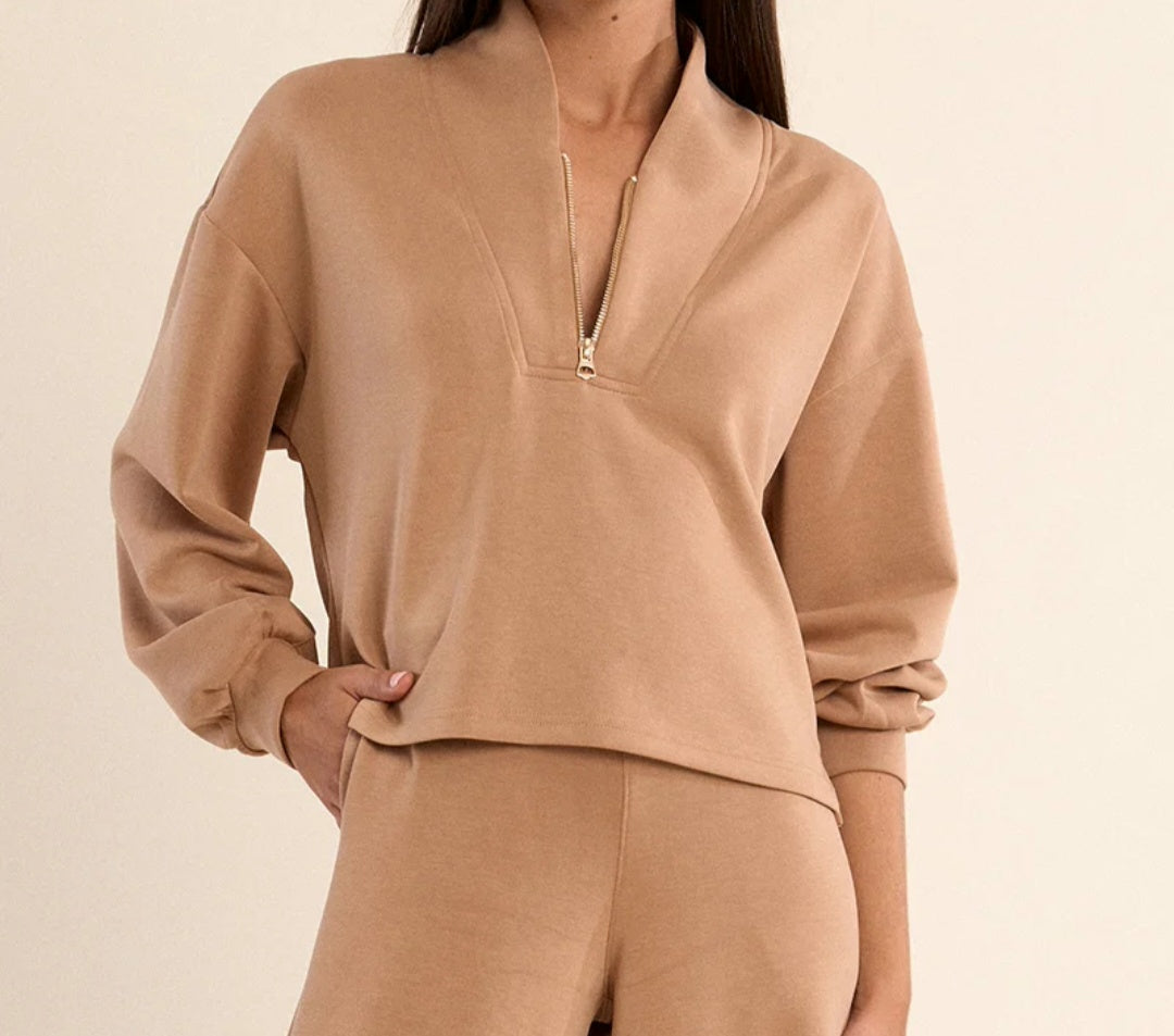 Ladies Knitted Sweat - EDIE