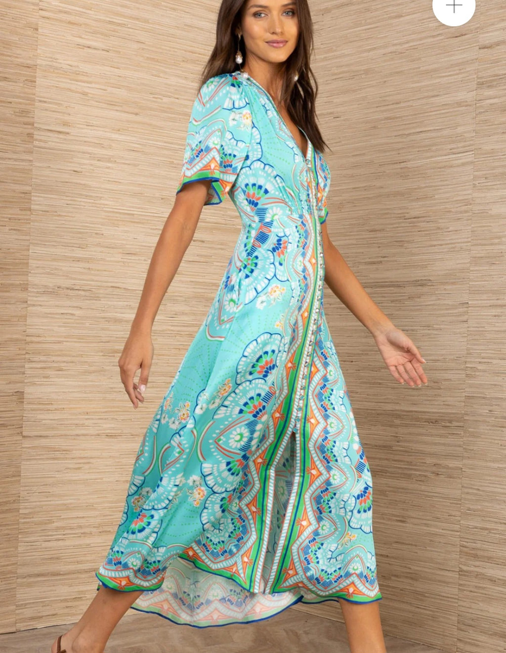 Turq. Midi Dress